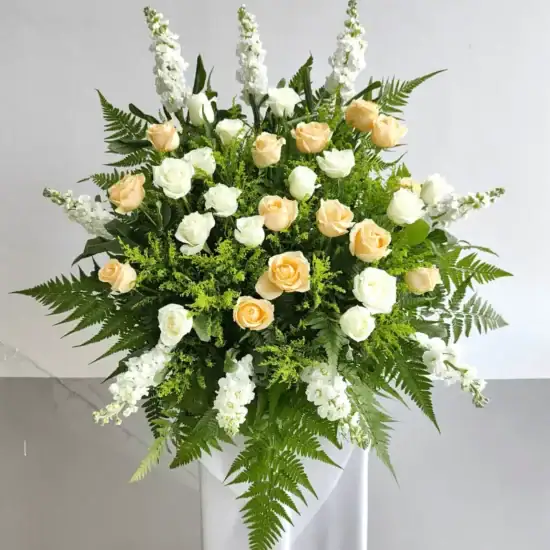 Sympathy Flowers Singapore - Free Same Day Delivery 82 Angel Light 101122