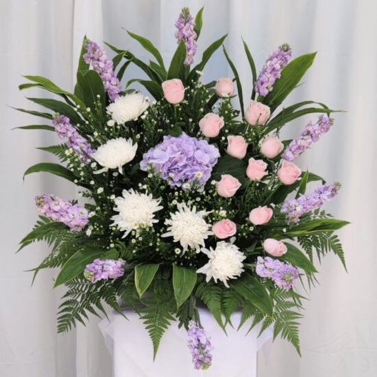 Sympathy Flowers Singapore - Free Same Day Delivery 83 Gentle Peace 1