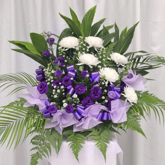 Sympathy Flowers Singapore - Free Same Day Delivery 46 The Comforting 1