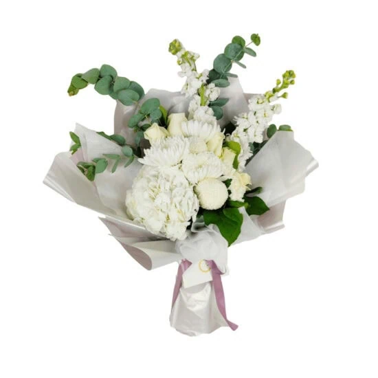 Sympathy Flowers Singapore - Free Same Day Delivery 45 Embrace Bouquet