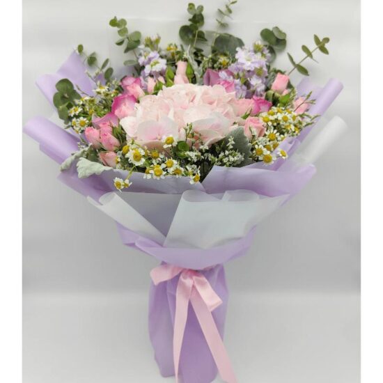Pink Hydrangea Bouquet Singapore