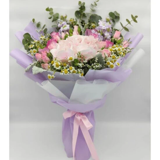Pink Hydrangea Bouquet Singapore