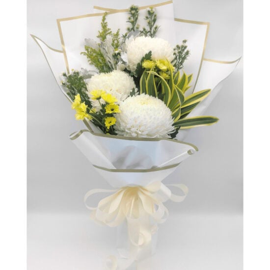 Sympathy Flowers Singapore - Free Same Day Delivery 47 Grace Bouquet 1