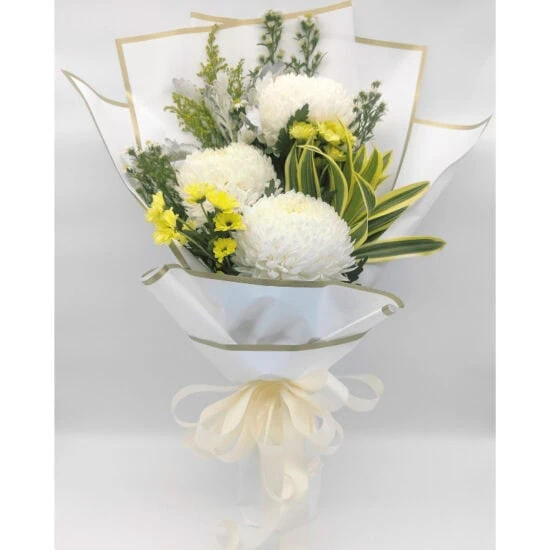 Sympathy Flowers Singapore - Free Same Day Delivery 47 Grace Bouquet 1