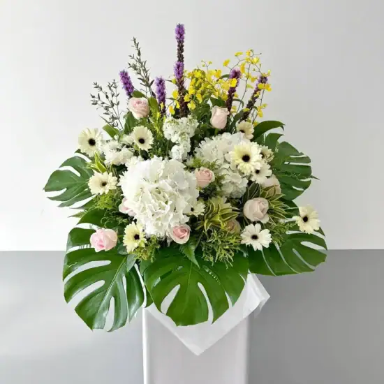 Sympathy Flowers Singapore - Free Same Day Delivery 41 Memories in Bloom Little Red Dot Florist